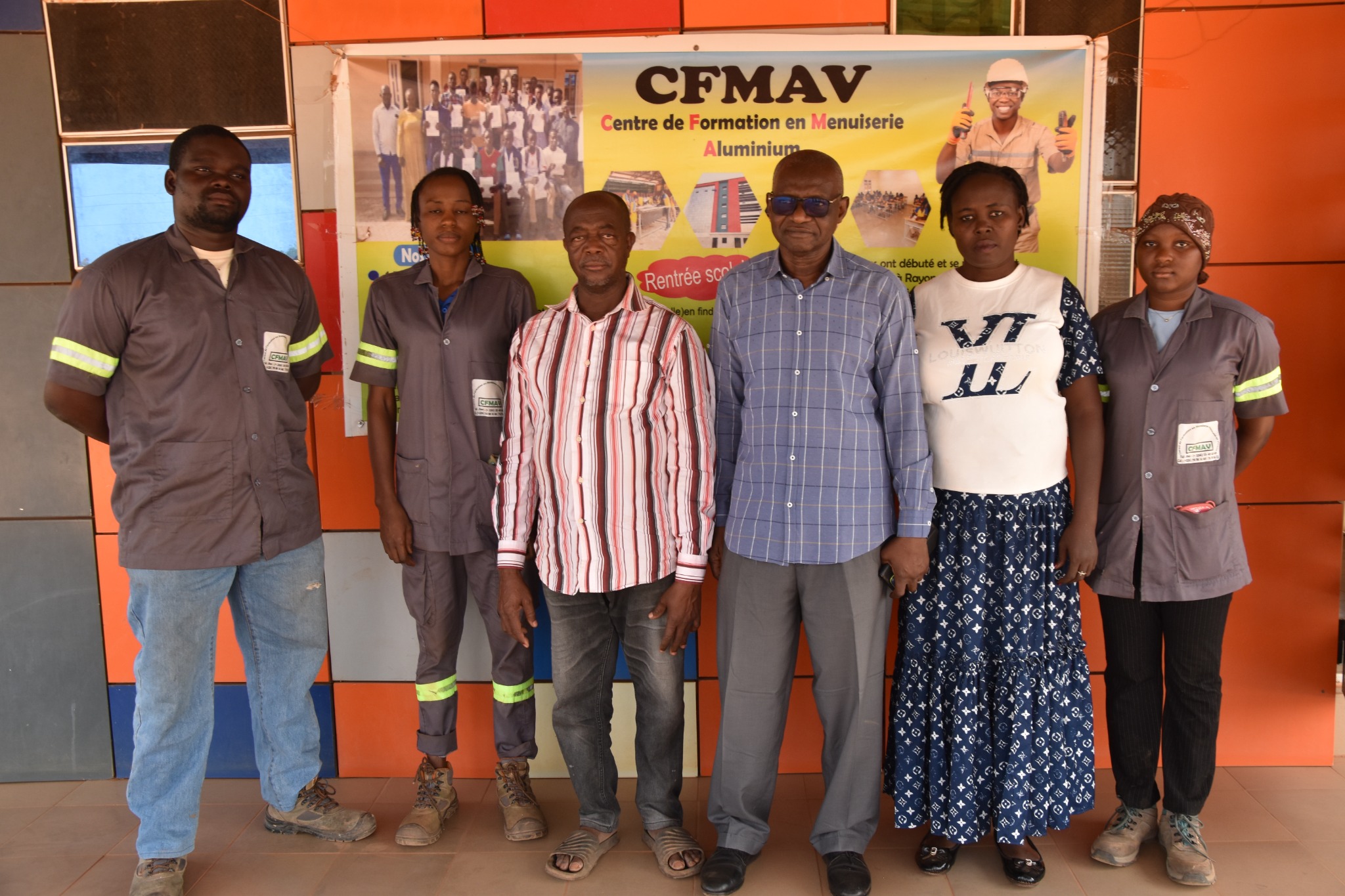 Équipe et accompagnateurs du CFMAV
